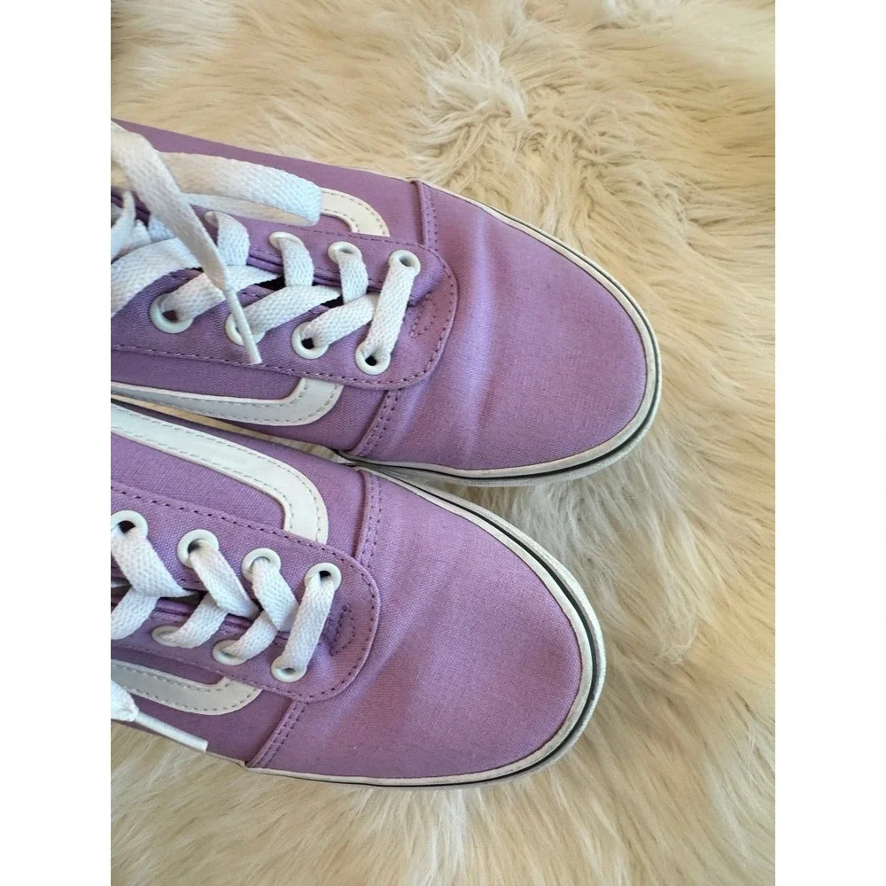 Vans purple sneakers size 10 women's